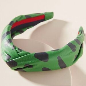 Clare V. for Anthropologie Sabine Headband, Green